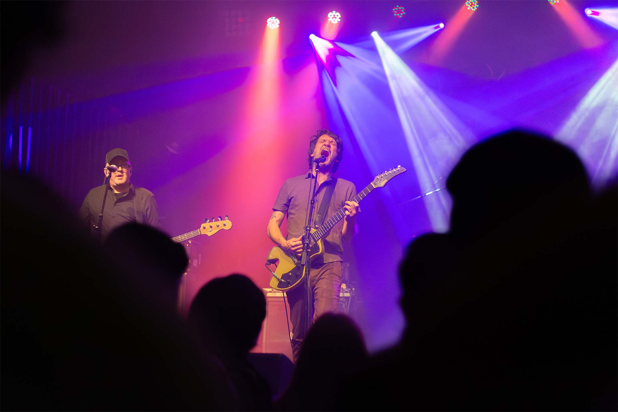 Cursive — bassist green red