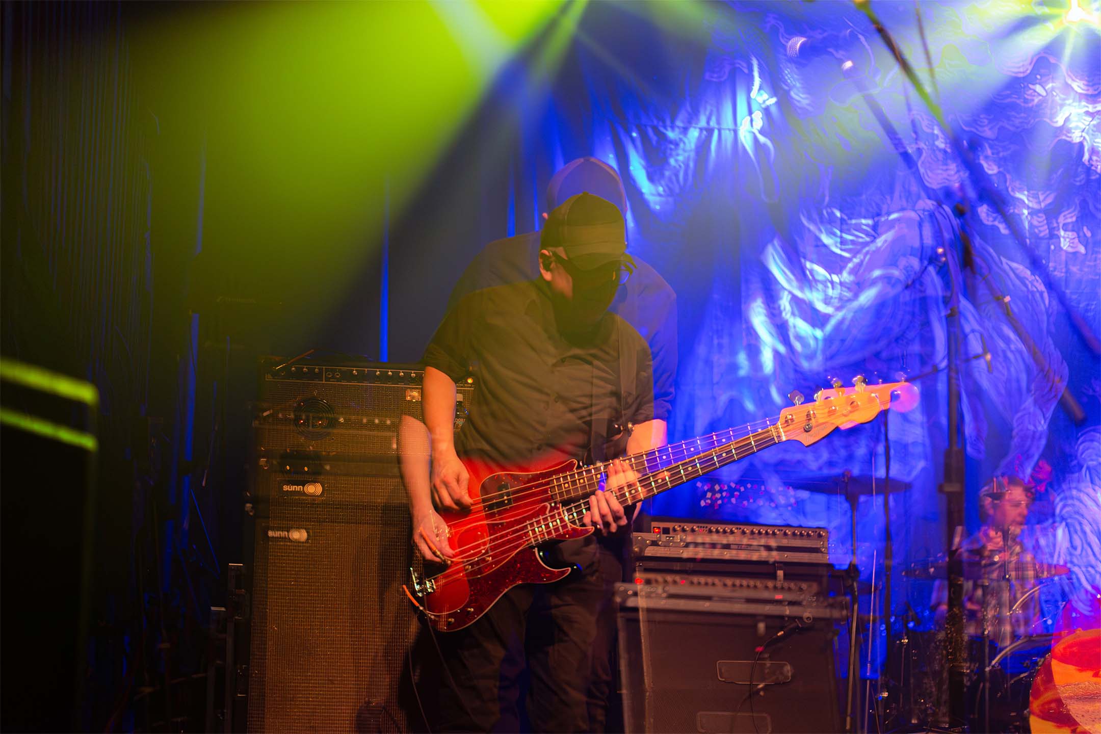 Cursive — cellist cold blue motion