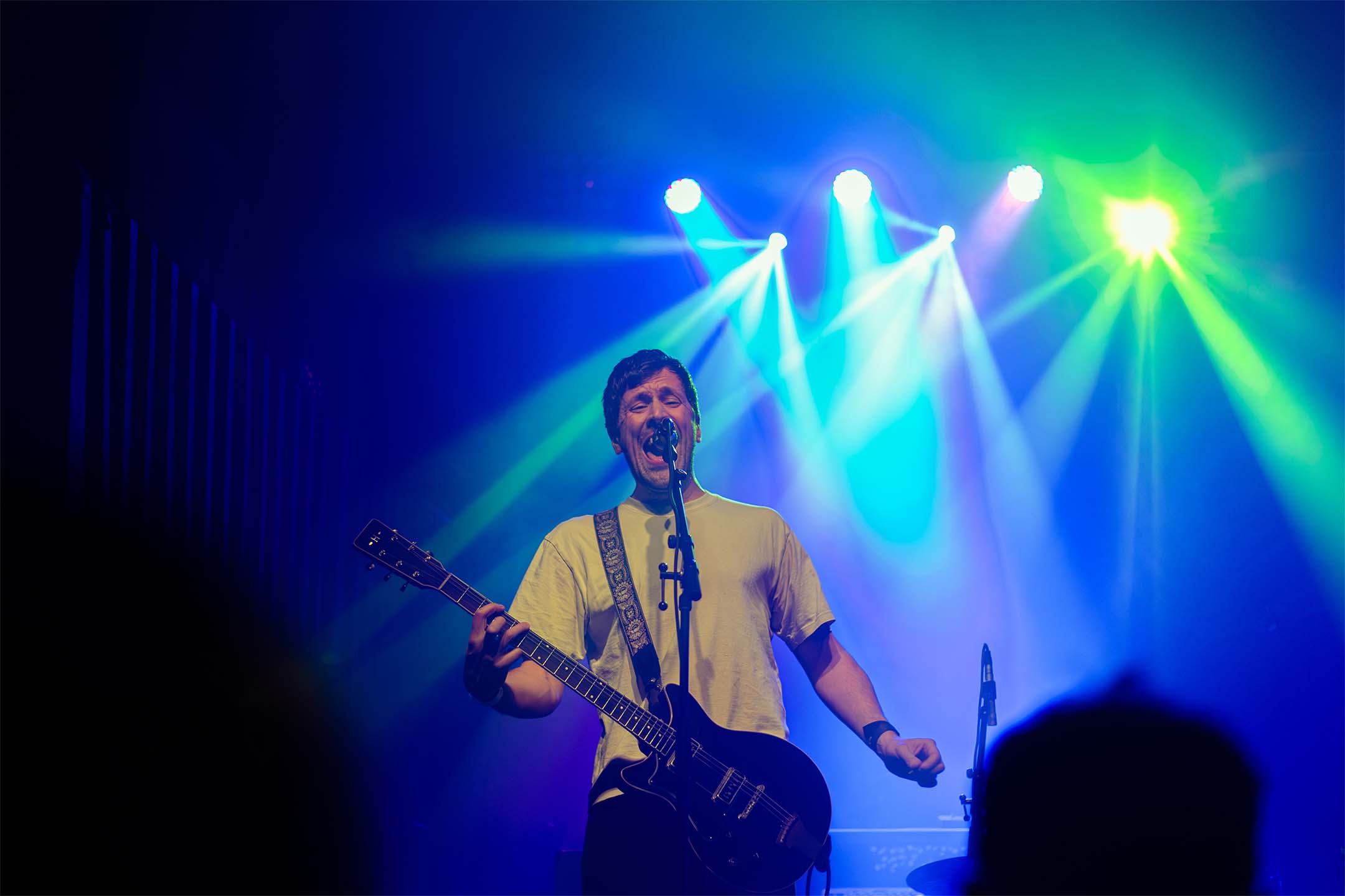 Pile — vocalist blue green close