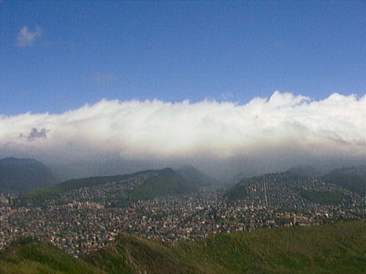 QuadraCam — yellow stairwell industrial purple concrete